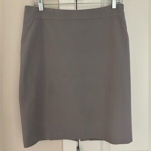 Ann Taylor Gray Pencil Skirt Size 10, Fully Lined